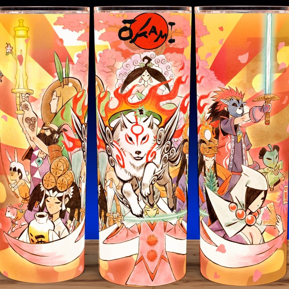 Okami - Classic Gaming Cup Mug Tumbler 20oz